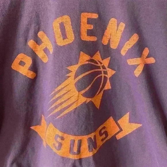 47 Purple and Orange Phoenix Suns Crop Top - Picture 3 of 4